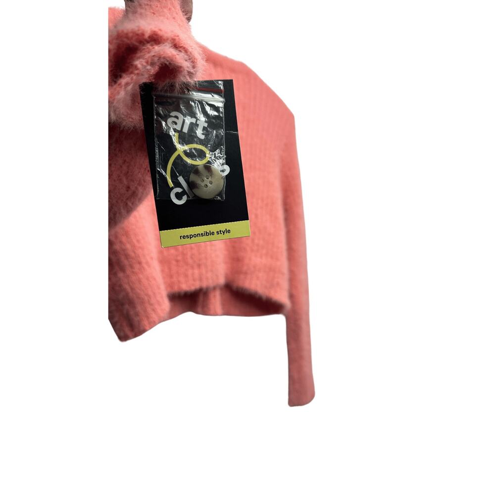 Pink Cropped Cardigan Sweater By Art Class (Size M 7/8) $20